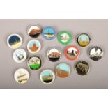A collection of enamel colliery badges, mainly closure examples, to include Hatfield, Whitwell,