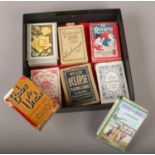 A collection of playing cards, Waddingtons Beautiful Britain Scarborough, Bobs yr Uncle & Round