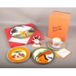 A collection of Wedgwood Clarice Cliff ceramics, to include boxed Centenary Celebration plate,