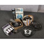 A collection of vintage car parts, mainly Mini, to also include a boxed portable power station.