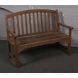 A garden bench ( approx 122 cm wide)