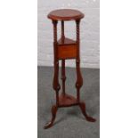 A mahogany wash stand (approx 88 cm height)