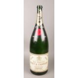 One Methuselah empty bottle of Moet & Chandon champagne 1964.