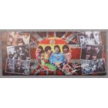 A Beatles box canvas print. Beatles through the ages. Provenance, Lathom Hall, Liverpool.