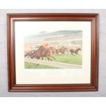 Paul Hart, Buckingham Racecourse's of Britain, Ascot framed print.