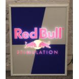 An illuminating advertising Red Bull pub sign. Provenance, Lathom Hall, Liverpool. Working. Would