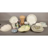 A collection of ceramic's, set of Kathy winkle plates, Sylvac, Poole, Carltonware, Woods, Royal