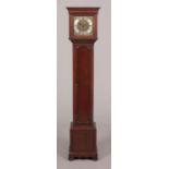 A George V mahogany cased Grandmother clock by John Cameron & Son, Kilmarnock. With 8 day three