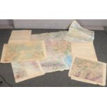 A quantity of WWII period maps, WW11 War office Air Maps and other ephemera.