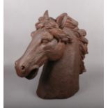 A composite bust of a horse's head. (Height 45cm).