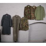 A Quantity of Military uniform, Manclark & Son Ltd Coat Great O.A. Size 8, Jackets, Shirts, Jersey