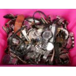 A large collection of ladies and gents dress watches.
