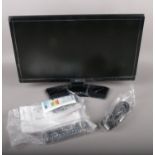 A brand new boxed LG 22 inch television with remote.