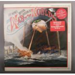 The War of The Worlds LP record, autographed by Jeff Wayne.