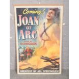 An original film advertising poster for Joan of Arc.