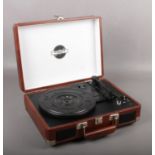 A Retro Club by Zennox briefcase portable record player.
