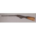 A .177 calibre martini action air rifle. SORRY WE CAN NOT PACK AND SEND. Heavily pitted.