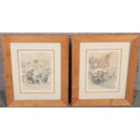 Margret Clarkson, framed limited edition signed prints, A book before bedtime 3/500 and A corner