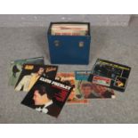 A carry case of 1950s and 1960s LP records, to include The Animals, The Everly Brothers, Elvis etc.