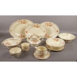 Alfred Meakin 'Marigold' dinnerwares, teapot, milk jug, sugar bowl, plates, tureen's with lids etc