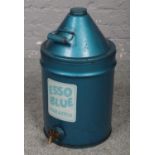 An Esso Blue Paraffin can with tap.