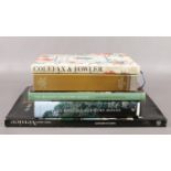 Five coffee table books, Antiques and Interiors themed. Colefax & Fowler, the Treasure Houses of