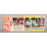 Two original Italian Elvis Presley film advertising posters for California Holiday and Wild In The