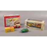 A Dinky Toys 197 Morris Mini Traveller, Lledo The Beano Comic 65 years, Corgi Comic Classics The