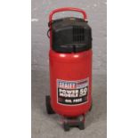 Sealey Power Mobile 50L Upright compressor, oil free