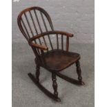 A child's Windsor Rocking chair