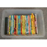 A box of children's annuals, Dandy, Beano, Tiger examples