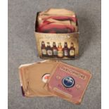 A box of 78rpm records, to include Louis Armstrong, Dizzy Gillespie etc.