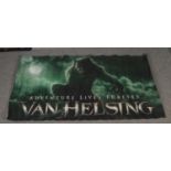 A large film poster for Van Helsing. (134x232cm)