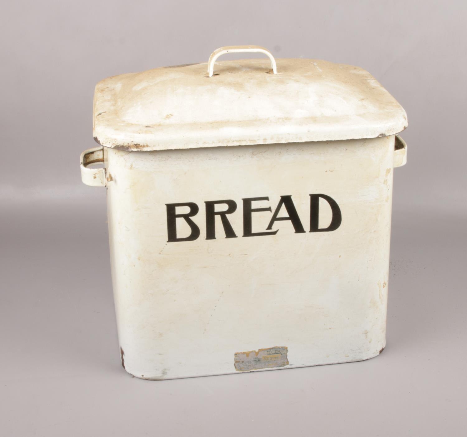 A Enamel Bread bin