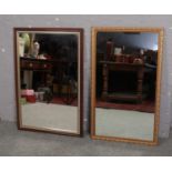 Two Large wall mirrors (66xm x 96cm) (59cm x 96cm)