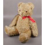 A Blonde fully jointed teddy, 52 cm height