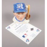 A limited edition Royal Doulton small character jug, Toronto Blue Jays D6973, modelled by Stanley