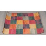 A modern multicoloured rug. (235cm x 160cm).