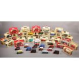 A suitcase of die cast vehicles, Models of Days Gone by Lledo, Days Gone Premier Collection,