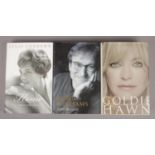 Three autographed biographies/ autobiographies, to include Robin Williams, Julie Andrews and