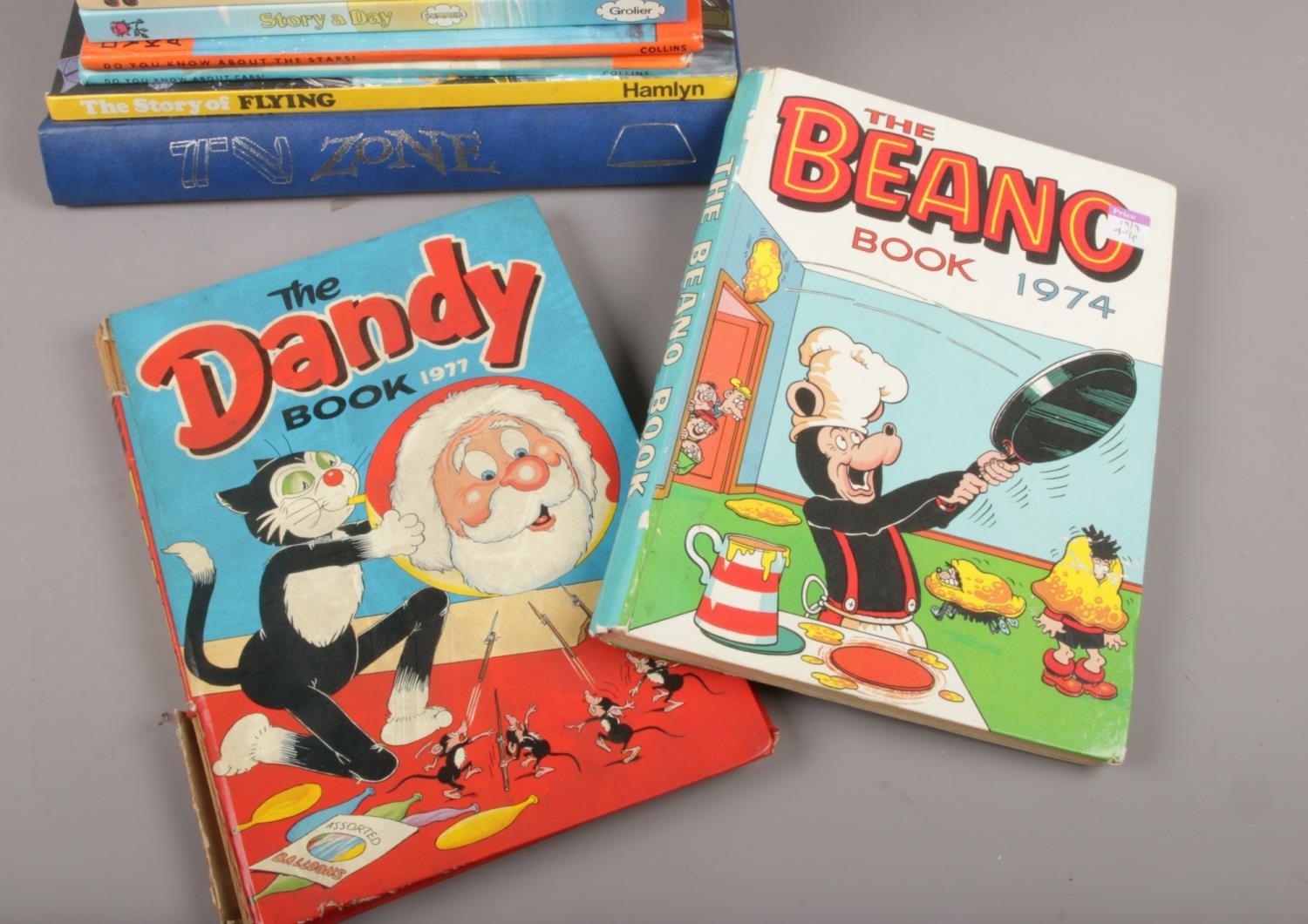 A collection of Annuals, Dandy, Beano, TV21 examples 1968, 1977 1986 editions - Image 2 of 3