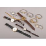 A collection of manual wristwatches, to include Sekonda, Timex etc.