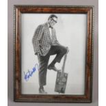 A framed Bo Diddley autographed photograph.