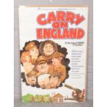 An original Carry On England film poster. (101cm x 68cm).