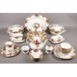 A quantity of Royal Albert Old Country Roses dinner/teawares to include tureens, tea set, butter