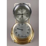 Two capstan clocks to include brass Mapso example and similar Celeste 8 day example.