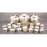 A box of Royal Albert old country roses design to include dinnerplates, cup & saucers, sugar bowl,