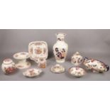 A collection of Mason's ceramic's, 'Mandarin' 'Mandalay' 'Fruit Basket' patterns, vase, jug,