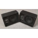 A pair of k.100PM Powered monitor speakers, (50cm width x 36cm height).