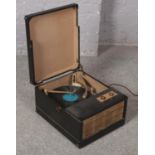 A cased Philco gramophone.